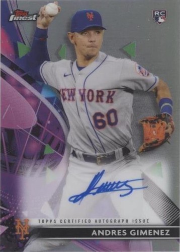 2021 Topps Finest - Andres Gimenez #FA-AG