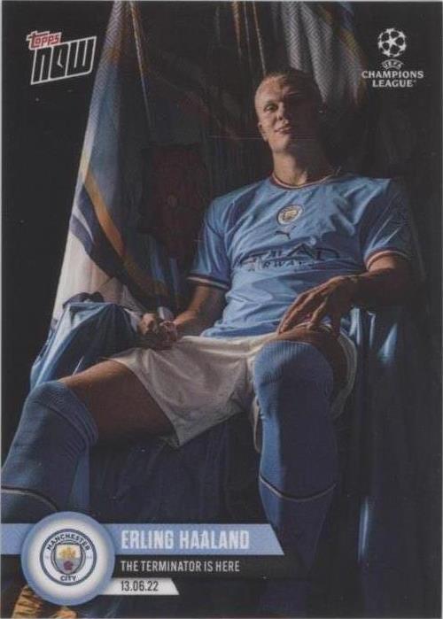 2022-23 Topps Now UCL Erling Haaland #PS02