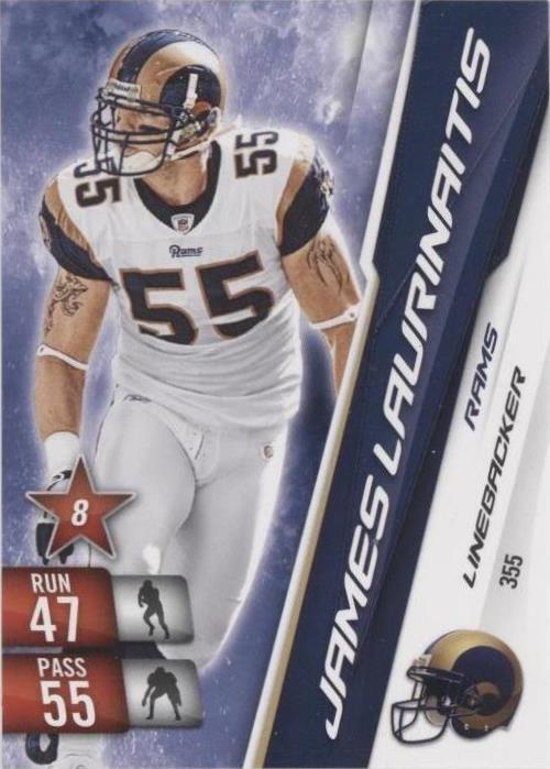 2010 Adrenalyn XL James Laurinaitis #355