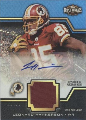 2011 Topps Triple Threads Leonard Hankerson #TTUAR-9