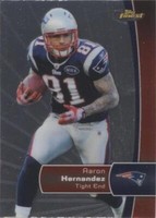 2012 Topps Finest Aaron Hernandez #92