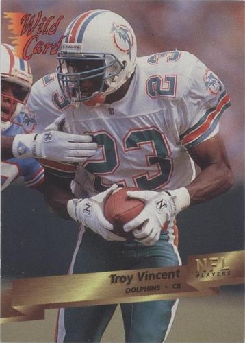 1993 Wild Card Troy Vincent #92