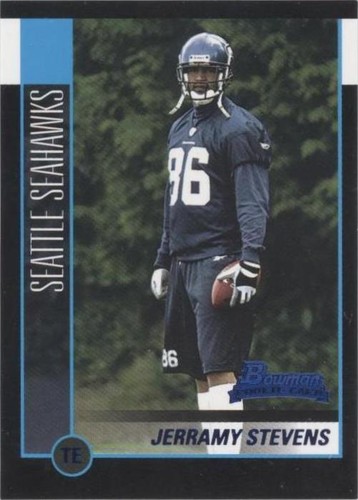 2002 Bowman Jerramy Stevens #170