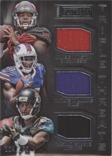 2015 Panini Playbook Jameis Winston Karlos Williams Rashad Greene #TT-FSU
