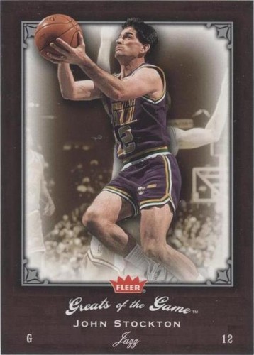 2005-06 Fleer Greats of the Game - John Stockton #27