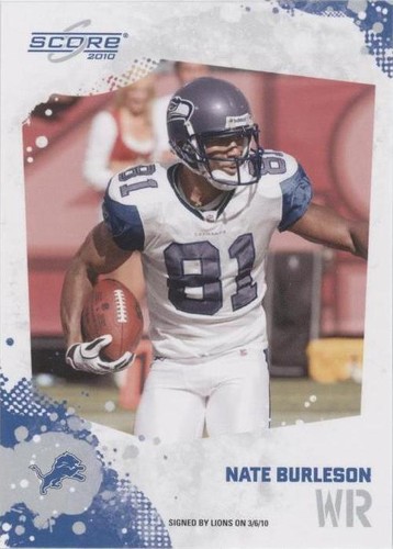 2010 Score Nate Burleson #262