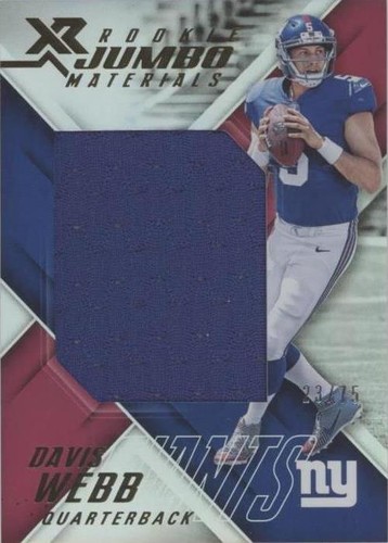 2017 Panini XR Davis Webb #RJM-DW