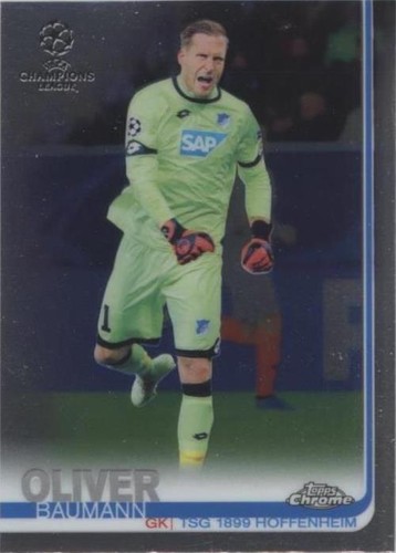 2018-19 Topps Chrome UCL Oliver Baumann #54