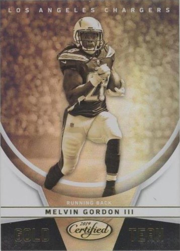 2019 Panini Certified Melvin Gordon #GT-MG