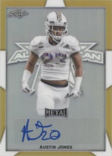2019 Leaf Metal U.S. Army All-American Bowl Austin Jones #BA-AJ1