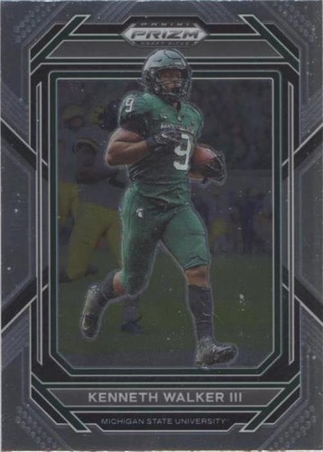 1of1 nfl kenneth walker Ⅲ seahawks auto Amazon.com: 2022 Absolute Green #118 Kenneth Walker III RC Rookie