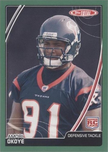 2007 Topps Total Amobi Okoye #502