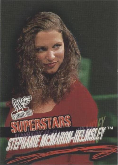2001 Fleer WWF Wrestlemania - Stephanie McMahon #24