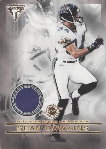2001 Pacific Private Stock Titanium Derrick Mayes Sean Dawkins #94