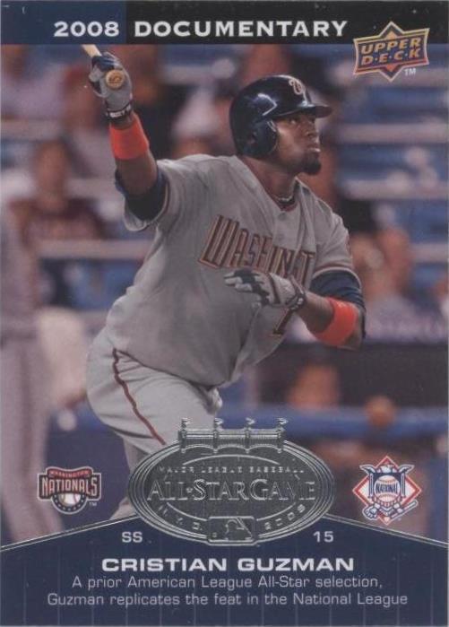 2008 Upper Deck Documentary - Cristian Guzman #ASG-GU