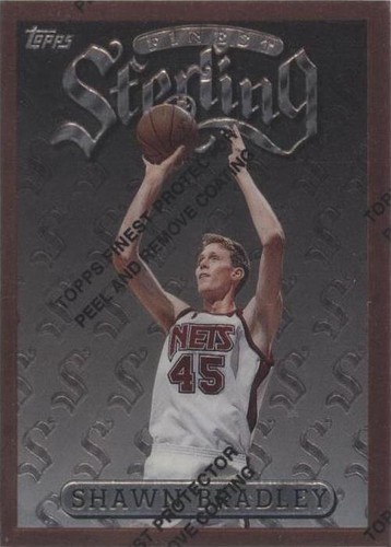 1996-97 Topps Finest - Shawn Bradley #57