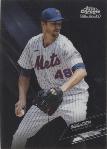 2021 Topps Chrome Black - Jacob deGrom #93