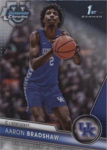 2023-24 Bowman University Chrome - Aaron Bradshaw #42
