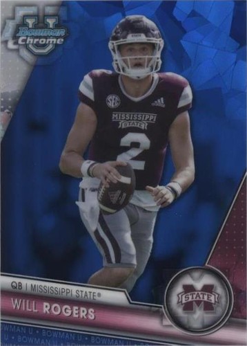 2023 Bowman University Chrome Sapphire Edition Will Rogers #179