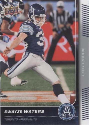 2015 Upper Deck CFL Swayze Waters #124
