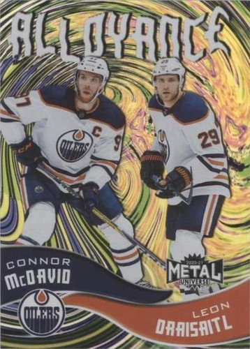 2020-21 Skybox Metal Universe - Connor McDavid Leon Draisaitl #AL-9
