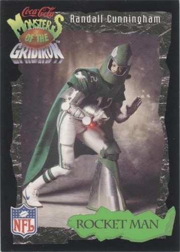 1994 Classic Pro Line Live Coca-Cola Monsters of the Gridiron Randall Cunningham #24