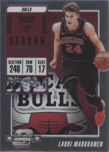 2018-19 Panini Contenders Optic - Lauri Markkanen #90