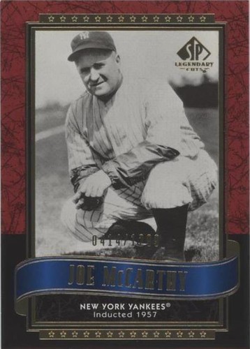 2003 SP Legendary Cuts - Joe McCarthy #63