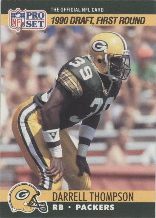 1990 Pro Set Darrell Thompson #687