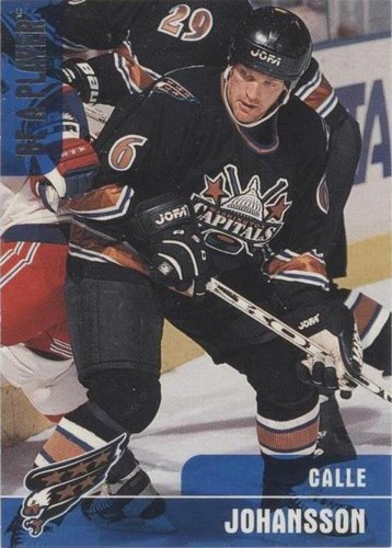 1999-00 In the Game Be A Player Memorabilia - Calle Johansson #173