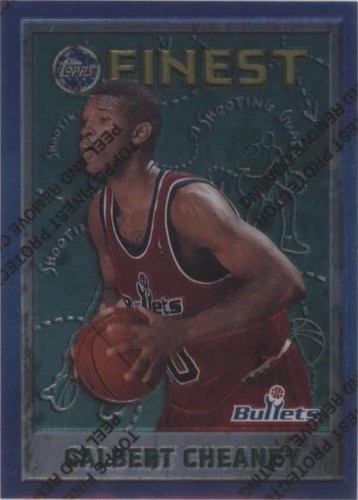 1995-96 Topps Finest - Calbert Cheaney #77