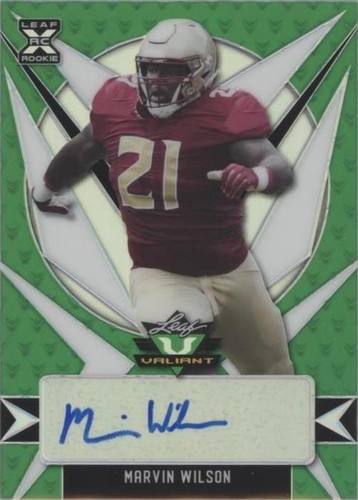 2021 Leaf Valiant Marvin Wilson #BA-MW1