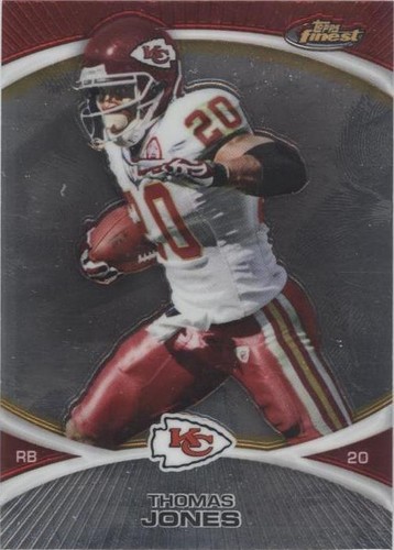 2010 Topps Finest Thomas Jones #74