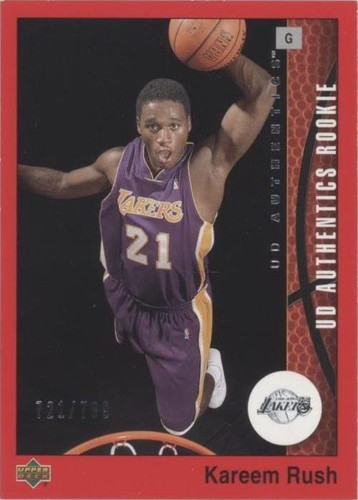 KAREEM 2002 UD GENERATIONS #KA-A ALL TIME AUTHENTICS Game Worn 