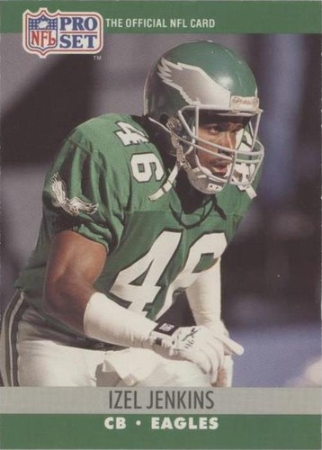 1990 Pro Set Izel Jenkins #46 Philadelphia Eagles (F) | eBay