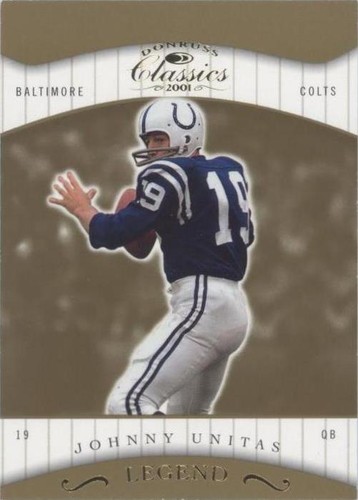 2001 Donruss Classics Johnny Unitas #172