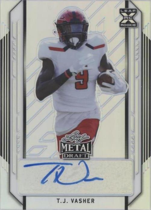 2021 Leaf Metal Draft T.J. Vasher #BA-TJV