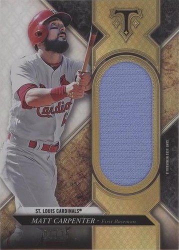 2017 Topps Triple Threads - Matt Carpenter #SJR-MCP