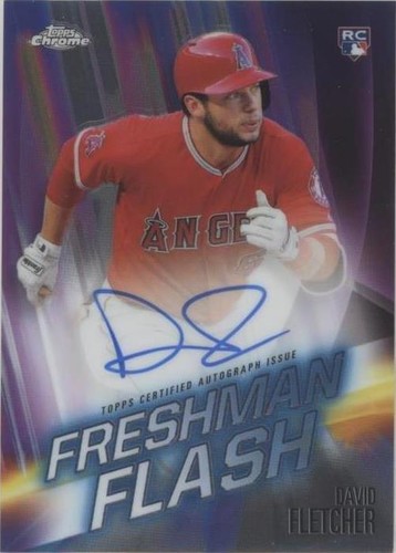 2019 Topps Chrome - David Fletcher #FFA-DF