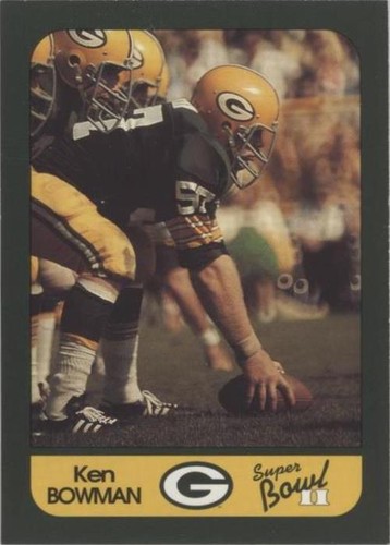 1991 Champion Cards Green Bay Packers Super Bowl II 25th Anniversary Ken Bowman #19