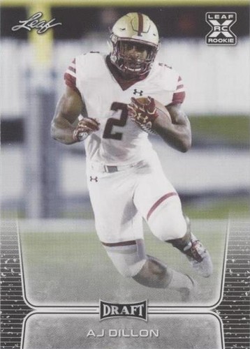 2020 Leaf Draft A. J. Dillon #16