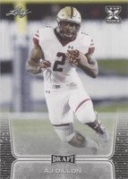 2020 Leaf Draft A. J. Dillon #16