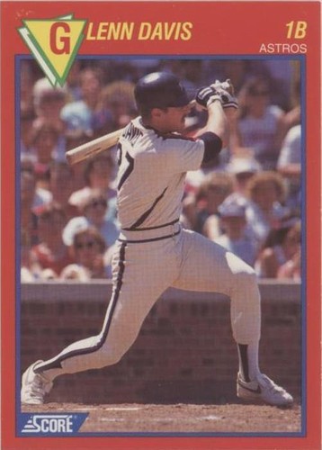 1989 Score 100 Hottest Players - Glenn Davis #46