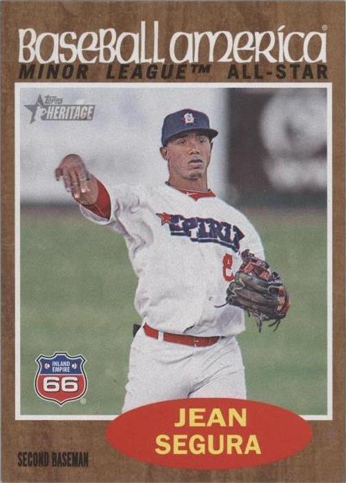 2011 Topps Heritage издание Minor League - Jean Segura #235