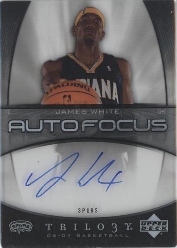 2006-07 Upper Deck Trilogy - James White #AF-JW