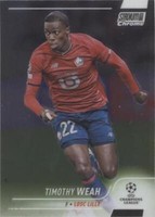 2021-22 Topps Stadium Club Chrome UCL Timothy Weah #35