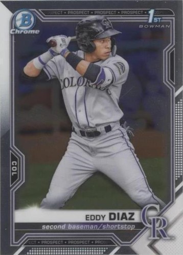 2021 Bowman - Eddy Diaz #BCP-33