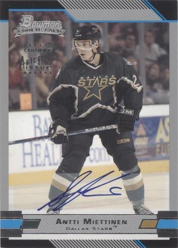 2003-04 Bowman Draft Picks - Antti Miettinen #150