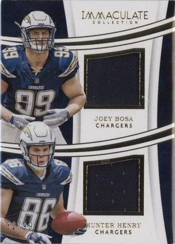 2016 Panini Immaculate Collection Hunter Henry Joey Bosa #BH