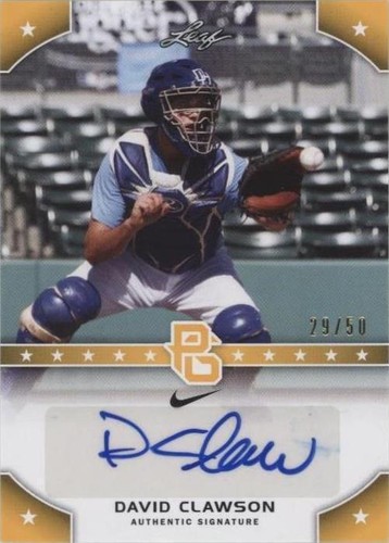 2015 Leaf Perfect Game National Showcase - David Clawson #PG-DC1